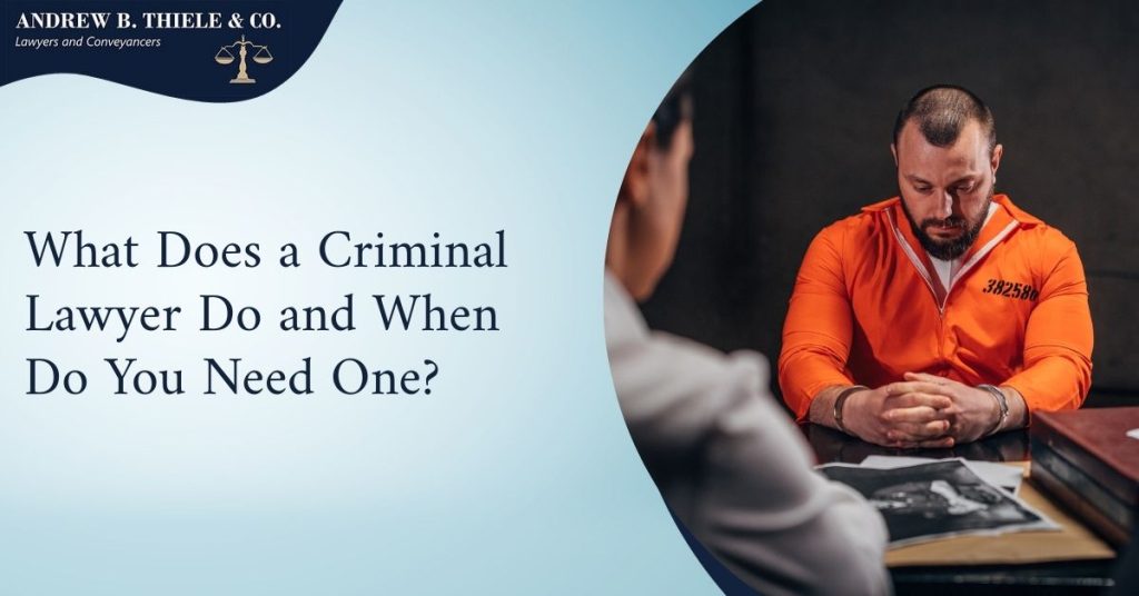 What Does a Criminal Lawyer Do and When Do You Need One
